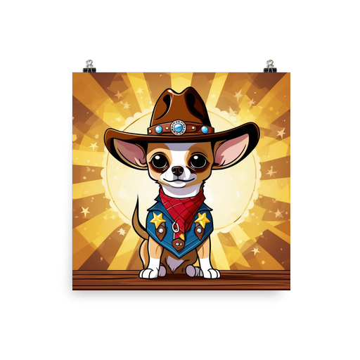 PugMug Custom Chihuahua Poster