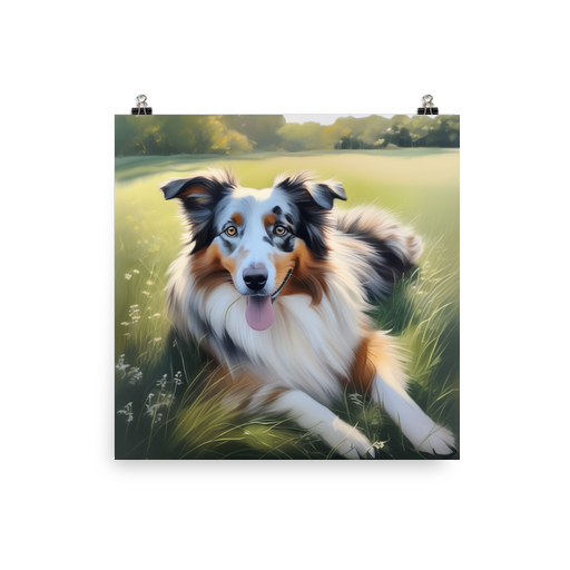 PugMug Custom Australian Shepherd Dog Poster