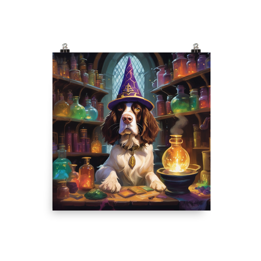 PugMug Custom English Springer Spaniel Poster