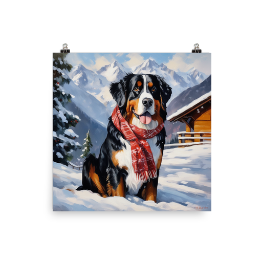 PugMug Custom Bernese Mountain Dog Poster