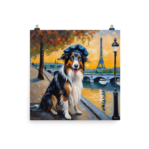 PugMug Custom Collie Poster