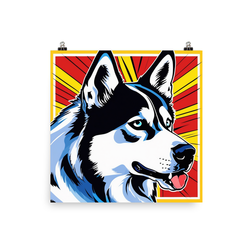 PugMug Custom Siberian Husky Poster