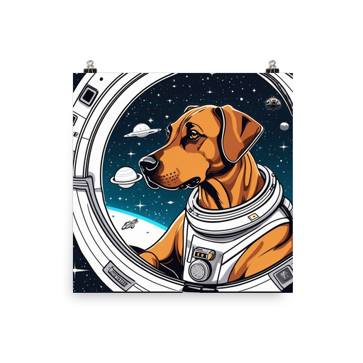 PugMug Custom Rhodesian Ridgeback Poster