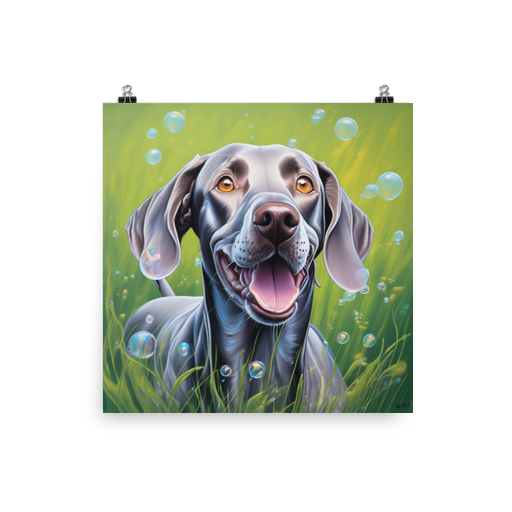 PugMug Custom Weimaraner Poster