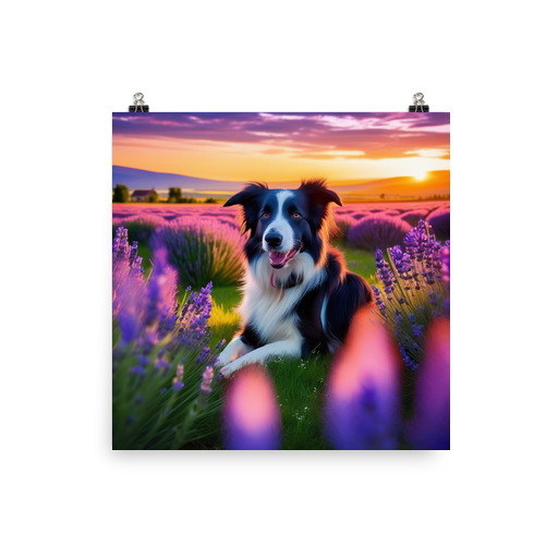 PugMug Custom Border Collie Poster