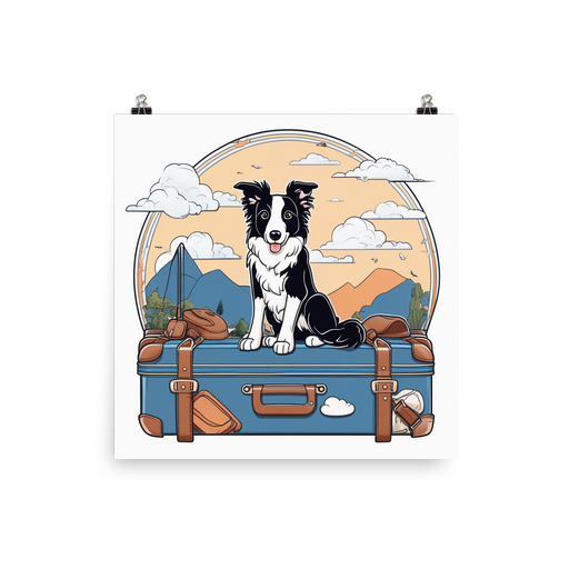 PugMug Custom Border Collie Poster