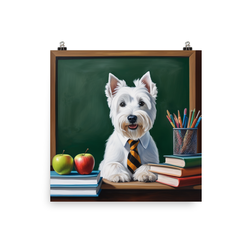 PugMug Custom West Highland White Terrier Poster