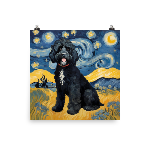 PugMug Custom Portuguese Water Dog Poster
