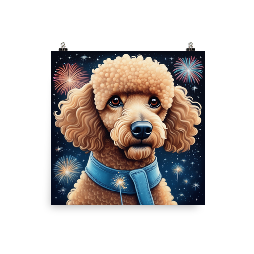 PugMug Custom Tan Poodle Poster