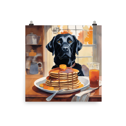 PugMug Custom Black Labrador Retriever Poster