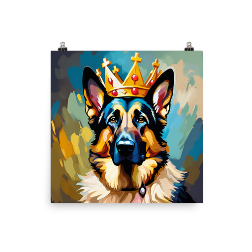 PugMug Custom German Shepherd Dog Poster