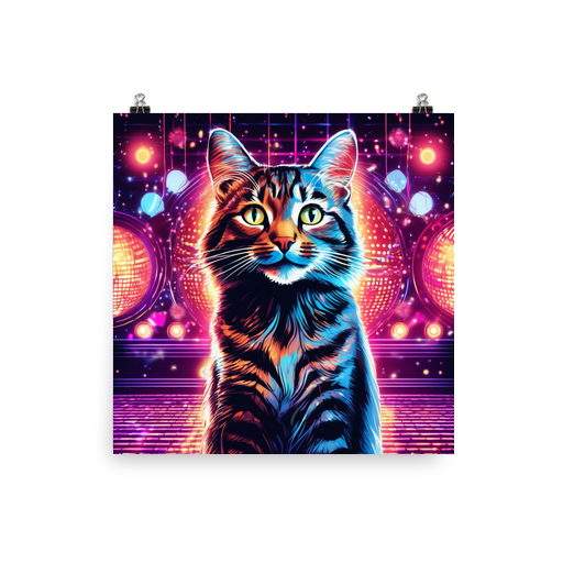PugMug Custom Tabby Companion Cat Poster