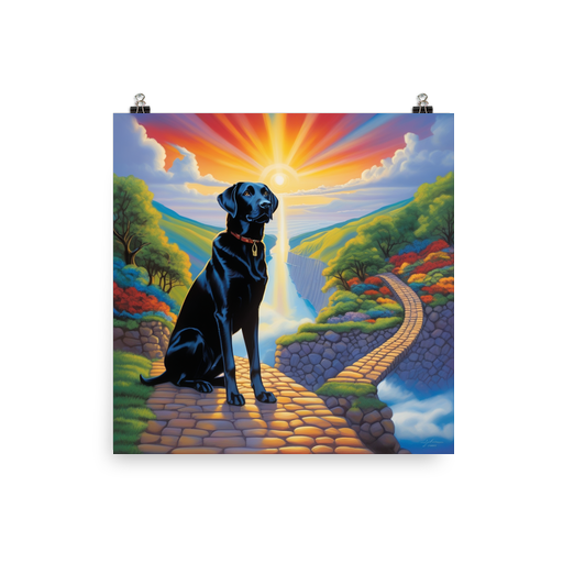 PugMug Custom Black Labrador Retriever Poster