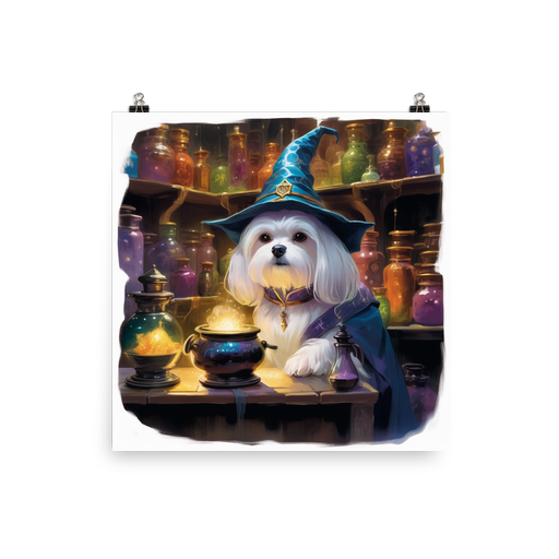 PugMug Custom Maltese Dog Poster