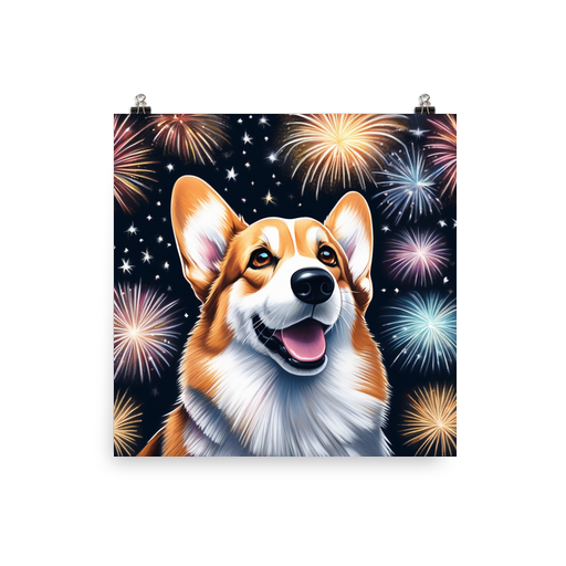 PugMug Custom Pembroke Welsh Corgi Poster