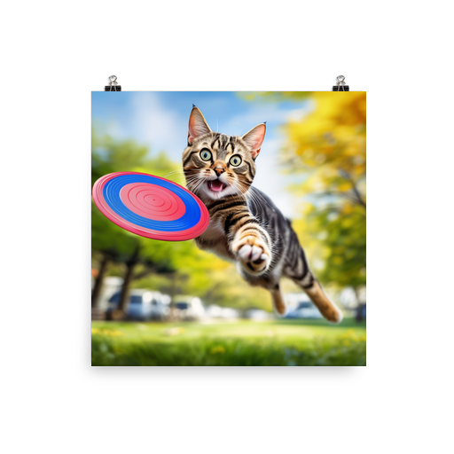 PugMug Custom Tabby Exotic Cat Poster
