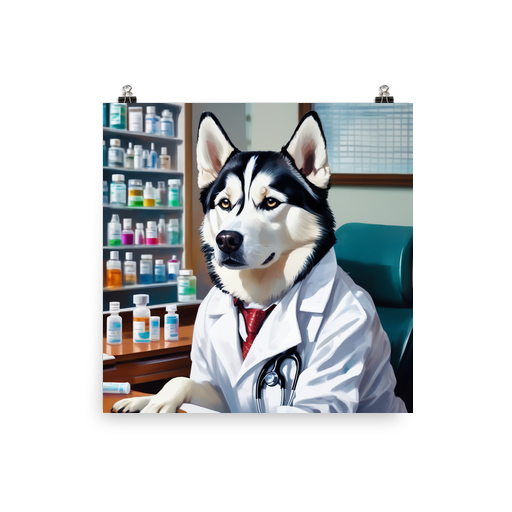 PugMug Custom Siberian Husky Poster