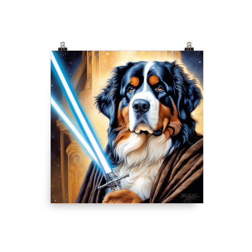 PugMug Custom Bernese Mountain Dog Poster
