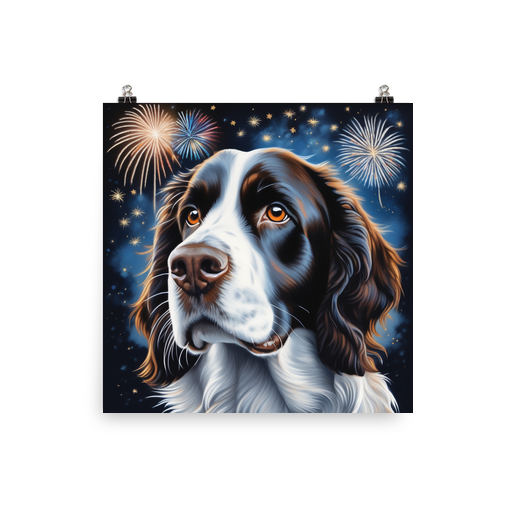 PugMug Custom English Springer Spaniel Poster