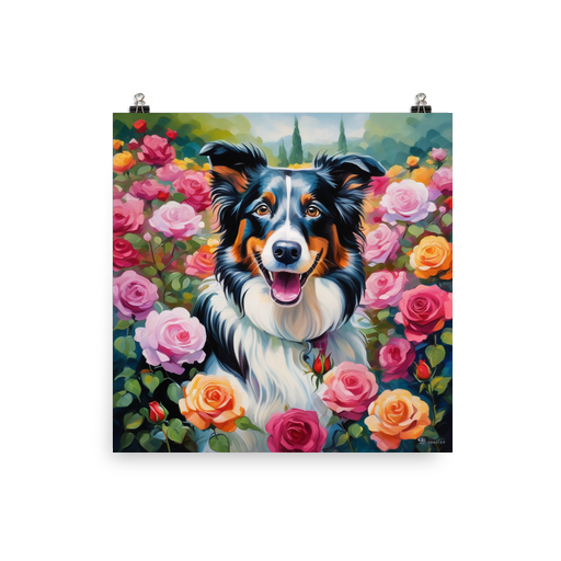 PugMug Custom Border Collie Poster
