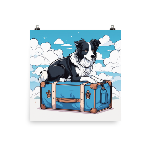 PugMug Custom Border Collie Poster