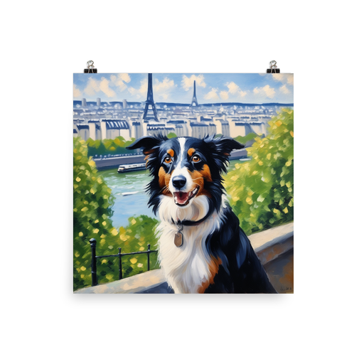 PugMug Custom Border Collie Poster