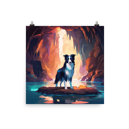 PugMug Custom Border Collie Poster