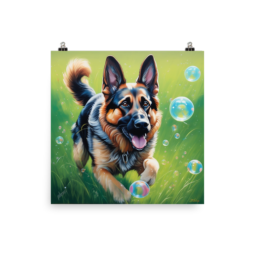 PugMug Custom German Shepherd Dog Poster