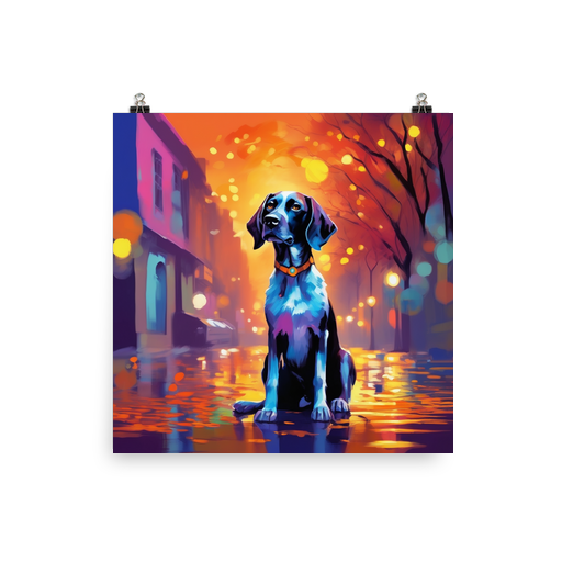 PugMug Custom Pointer Dog Poster