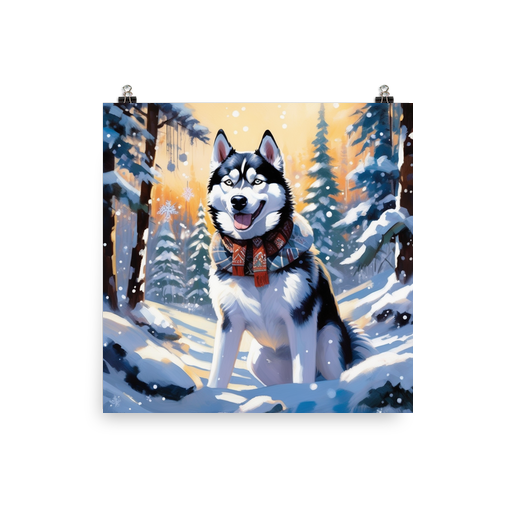 PugMug Custom Siberian Husky Poster