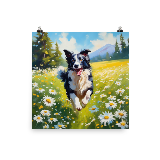 PugMug Custom Border Collie Poster