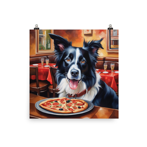 PugMug Custom Border Collie Poster