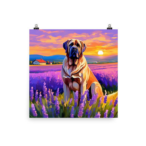 PugMug Custom Mastiff Poster
