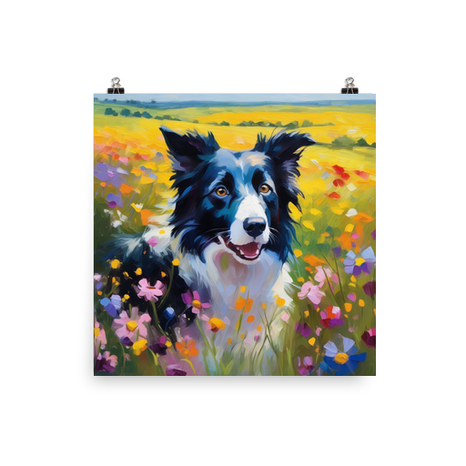 PugMug Custom Border Collie Poster