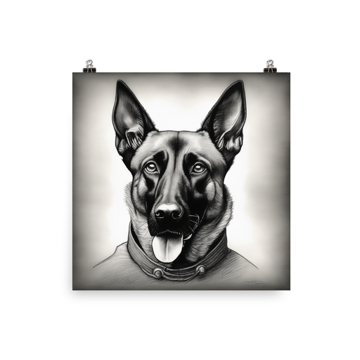 PugMug Custom Belgian Malinois Poster