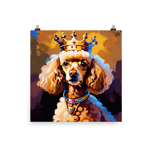 PugMug Custom Tan Poodle Poster