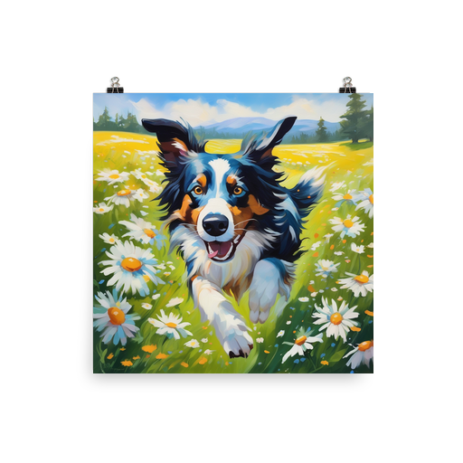 PugMug Custom Border Collie Poster