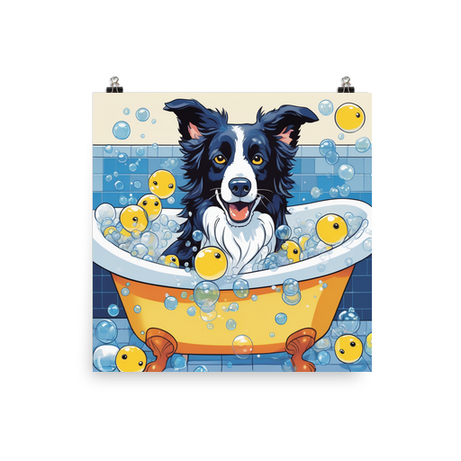 PugMug Custom Border Collie Poster