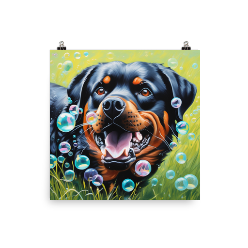 PugMug Custom Rottweiler Poster