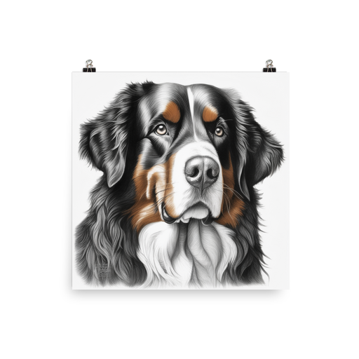 PugMug Custom Bernese Mountain Dog Poster