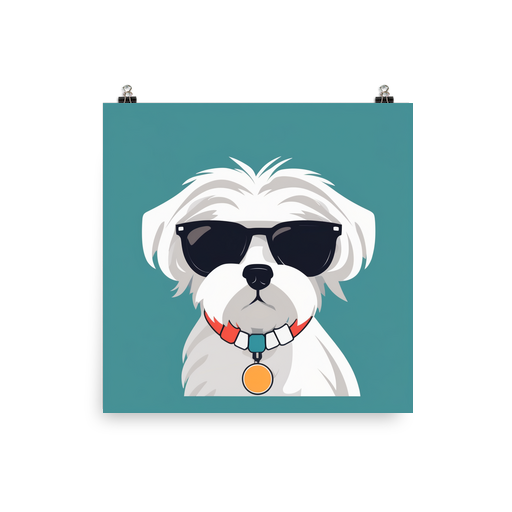 PugMug Custom Maltese Dog Poster
