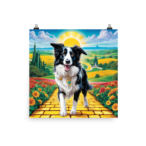 PugMug Custom Border Collie Poster