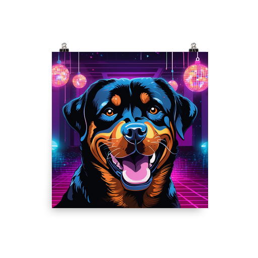 PugMug Custom Rottweiler Poster