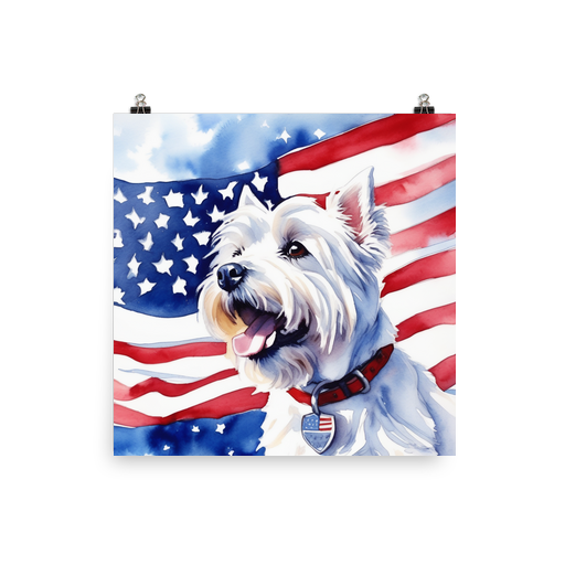 PugMug Custom West Highland White Terrier Poster