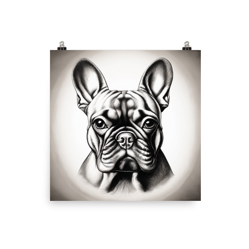 PugMug Custom Tan French Bulldog Poster