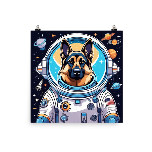 PugMug Custom German Shepherd Dog Poster