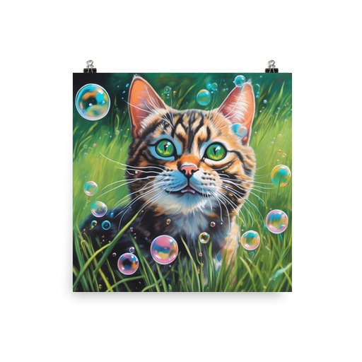 PugMug Custom Tabby Exotic Cat Poster