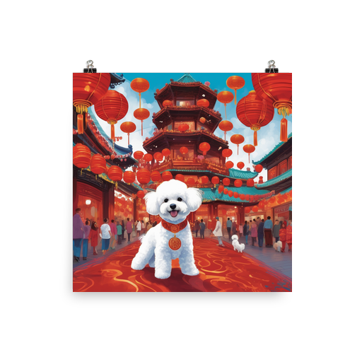 PugMug Custom Bichons Frise Poster