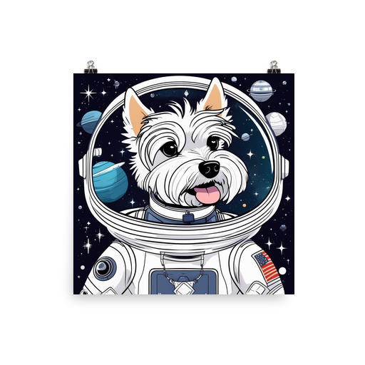 PugMug Custom West Highland White Terrier Poster