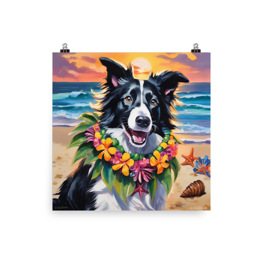 PugMug Custom Border Collie Poster